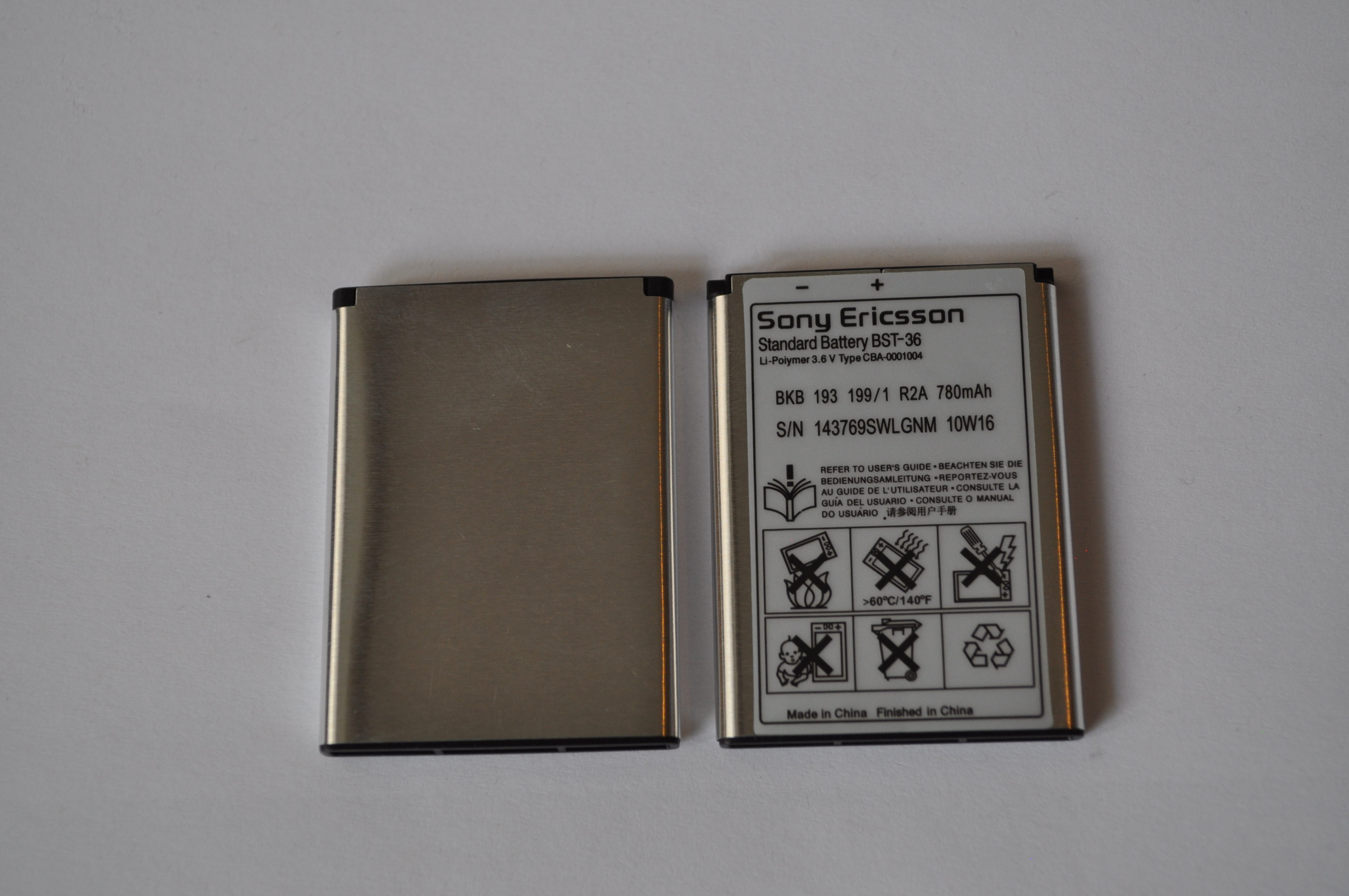 Original Sony Ericsson BST-36 Akku