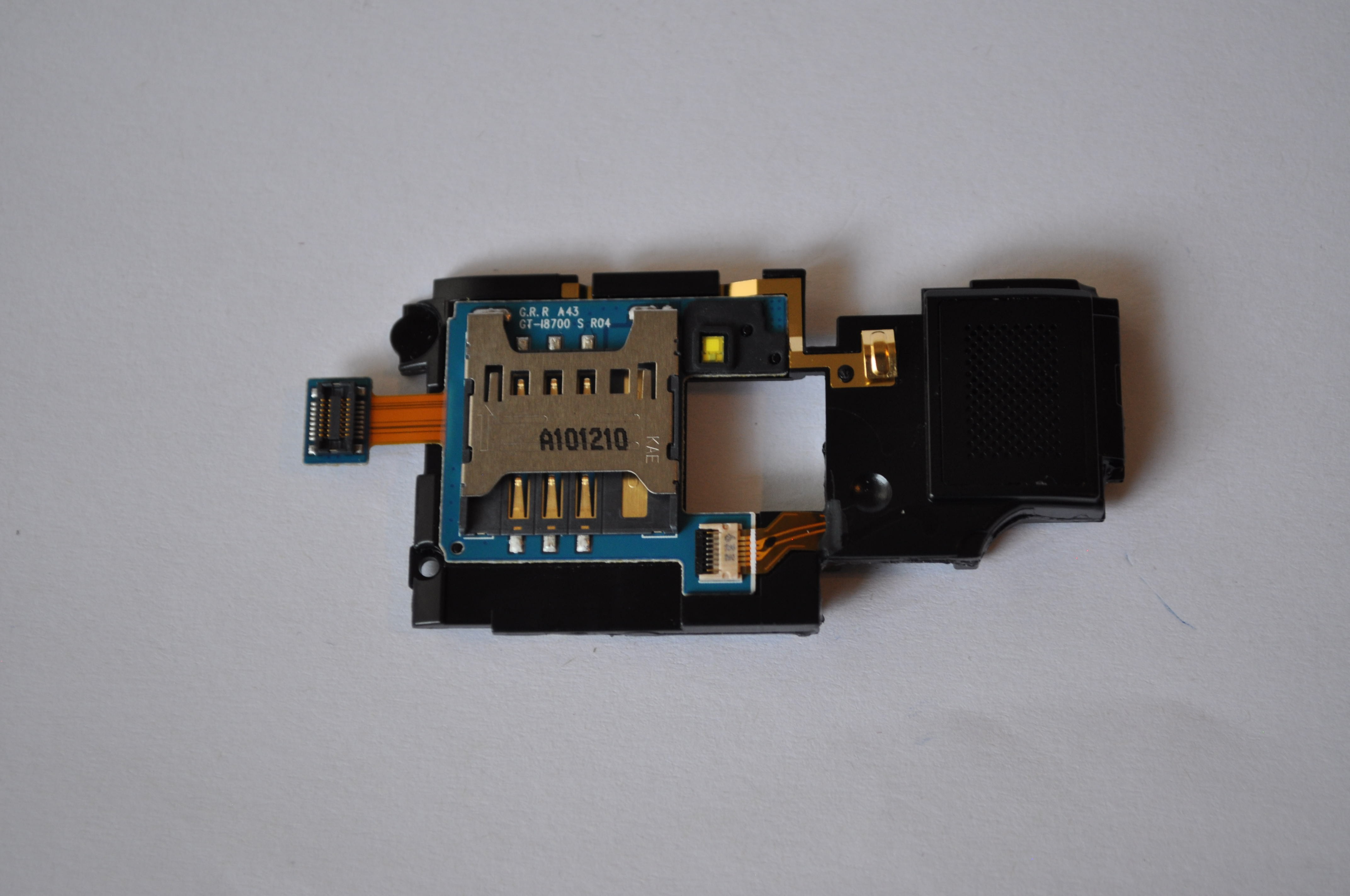 Original Samsung Lautsprechermodul mit SIM- Kartenleser i8700