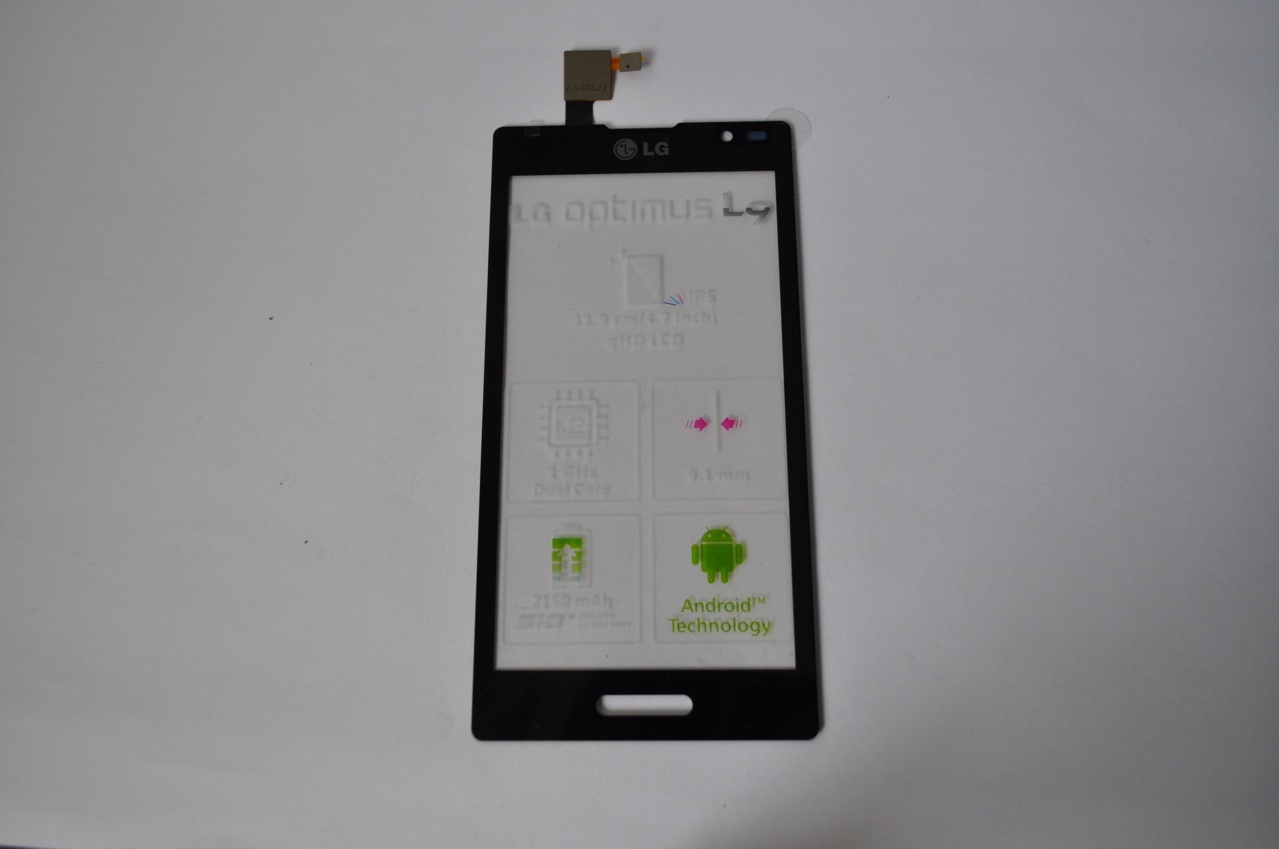 Original LG P760 & L9 Frontcover mit Scheibe