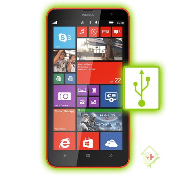 Original Nokia Lumia 1320 Anschluss Reparatur