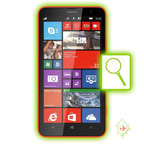 Original Nokia Lumia 1320 Diagnose 