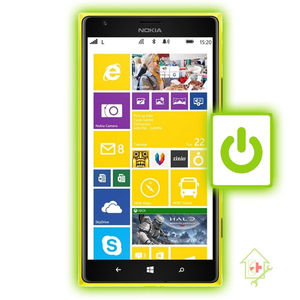 Original Nokia Lumia 1520 Powerbutton/ Einschaltknopf Reparatur