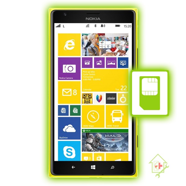 Original Nokia Lumia 1520 SIM-Slot Reparatur