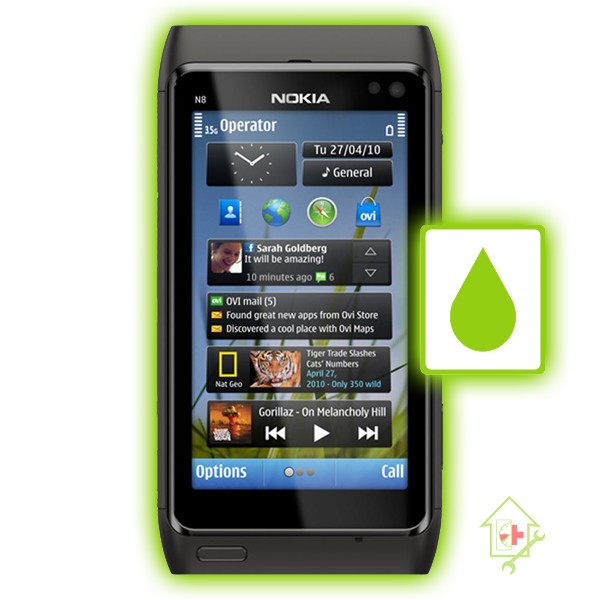 Original Nokia N8-00 Wasserschaden Reparatur