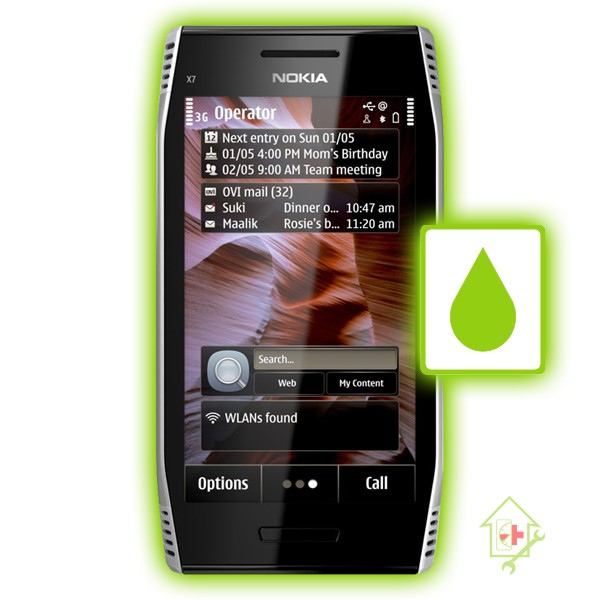 Original Nokia X7-00 Wasserschaden Reparatur