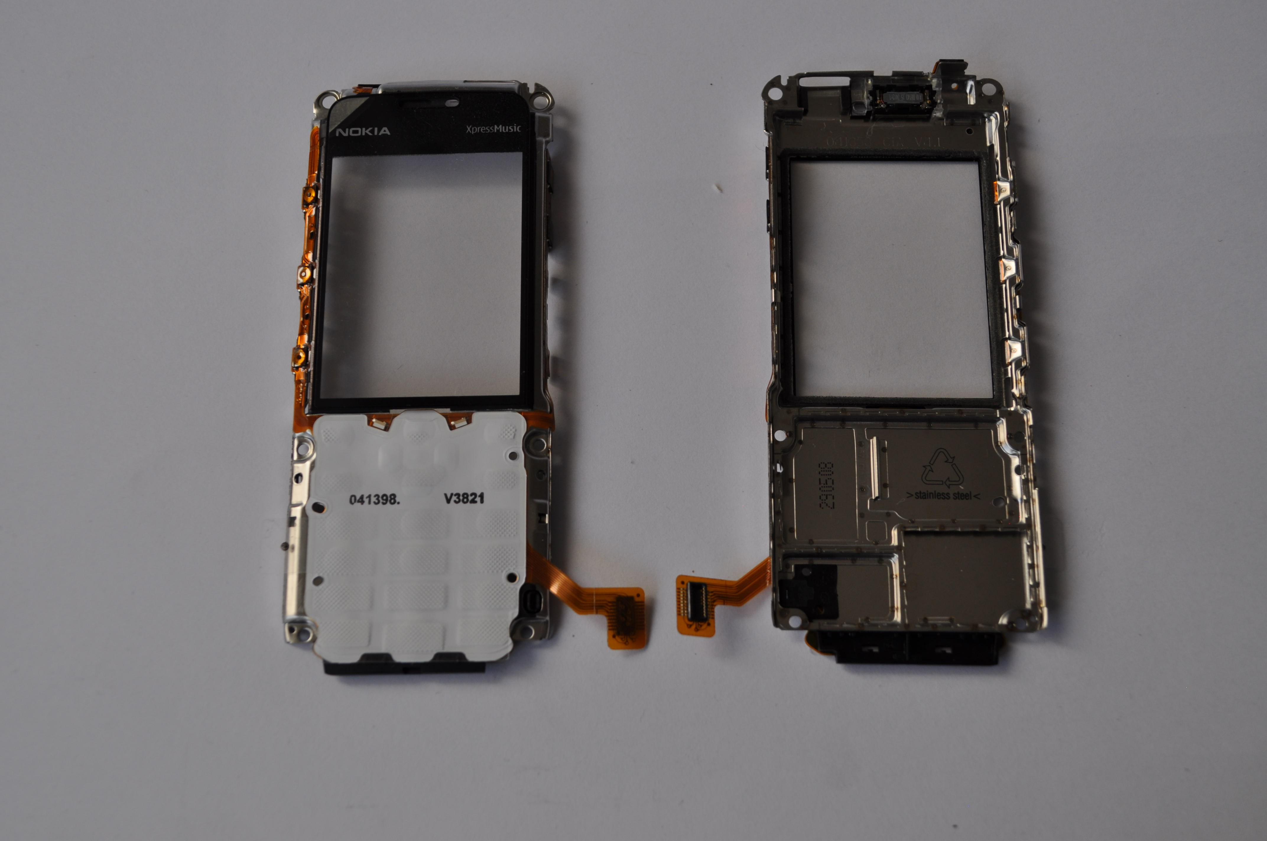 Original Nokia 5310 UI Board Rahmen & Scheibe, Lautsprecher