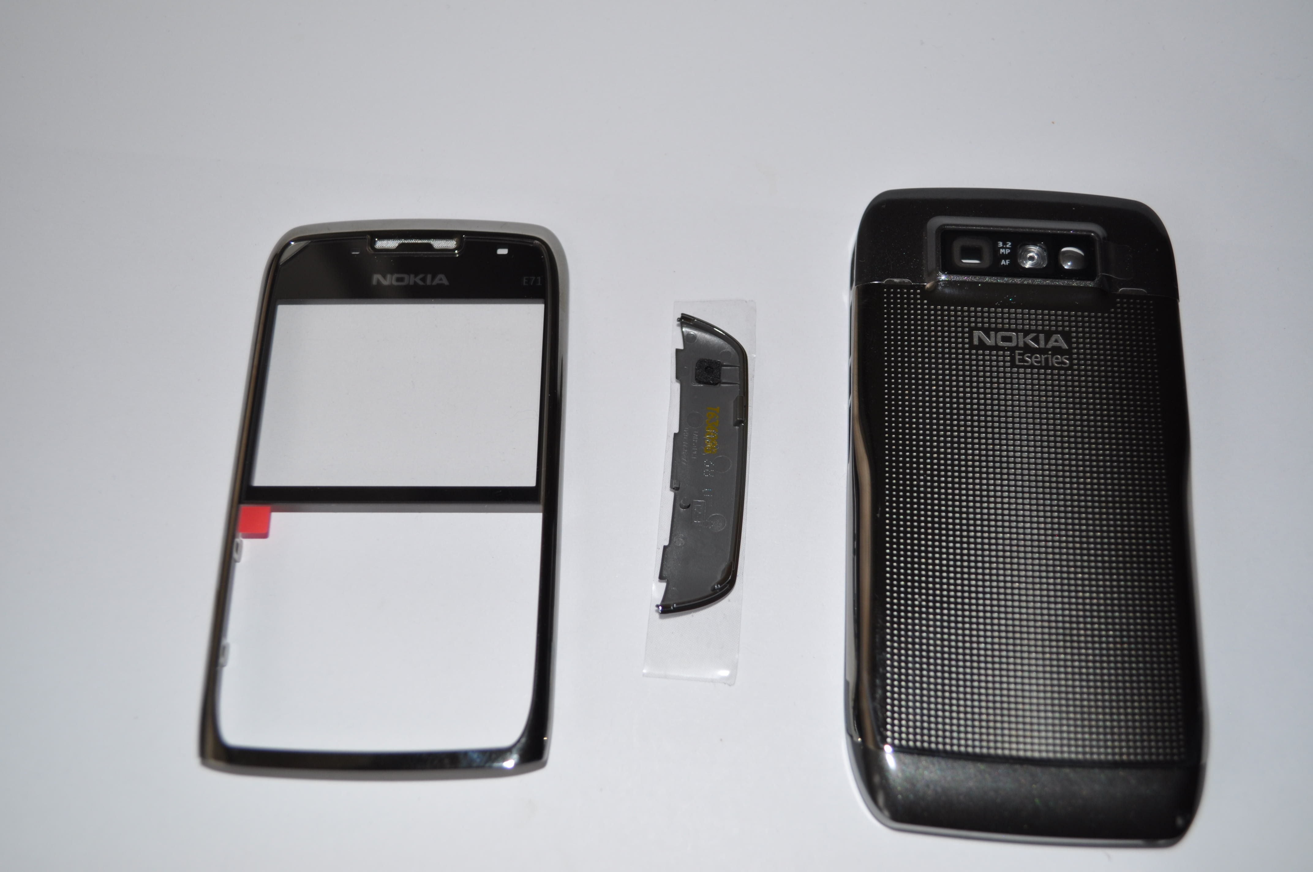 Original Nokia E71 Coverset (ohne Akkudeckel)