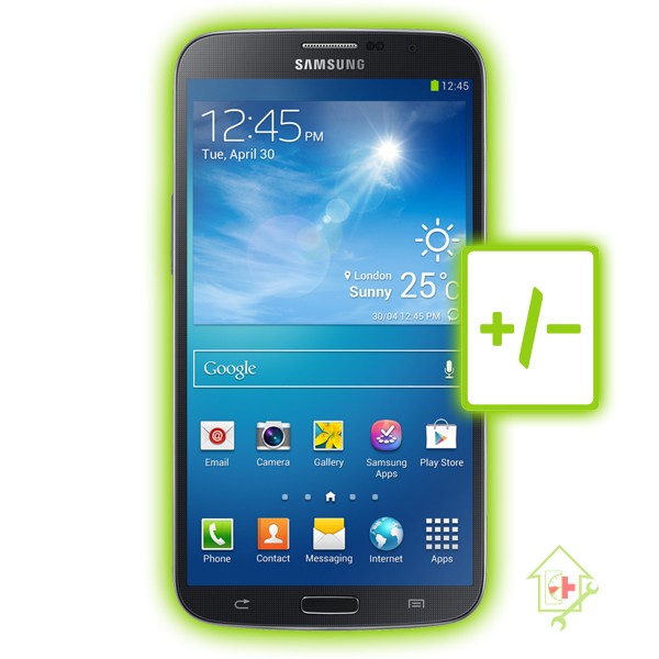Original Samsung Galaxy Mega GT-I9205 Laut-/ Leiseknopf Reparatur