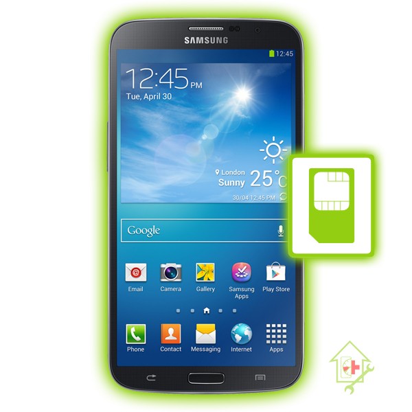 Original Samsung Galaxy Mega GT-I9205 Simslot Reparatur