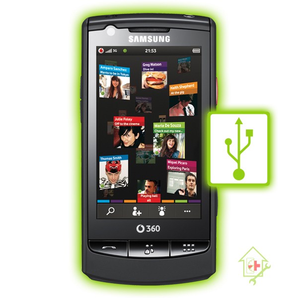 Original Samsung M1 360 GT-i6410 Anschluss Reparatur
