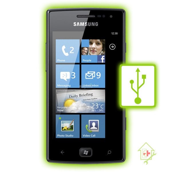 Original Samsung Omnia W i8350 Anschluss Reparatur
