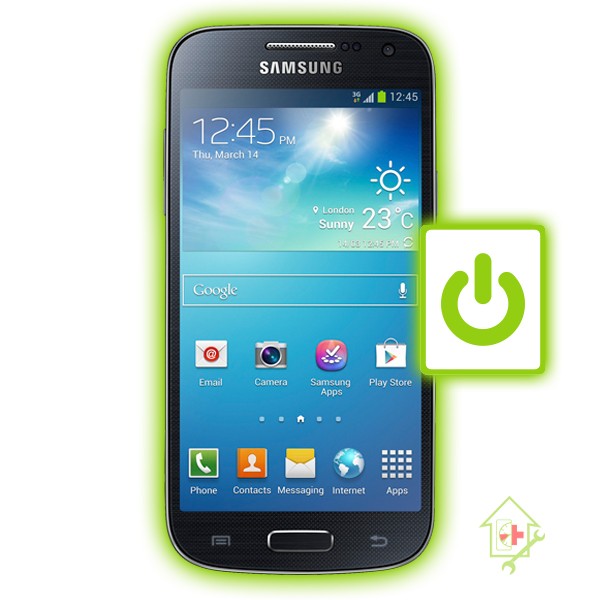 Original Samsung Galaxy S4 mini i9195 Powerbutton Reparatur
