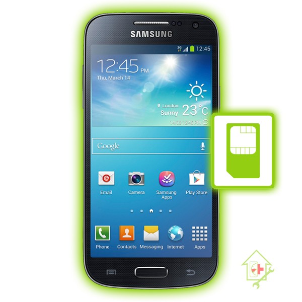 Original Samsung Galaxy S4 mini i9195 SIM-Slot Reparatur
