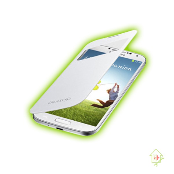 Original Samsung Galaxy S4 S-View Cover, weiß